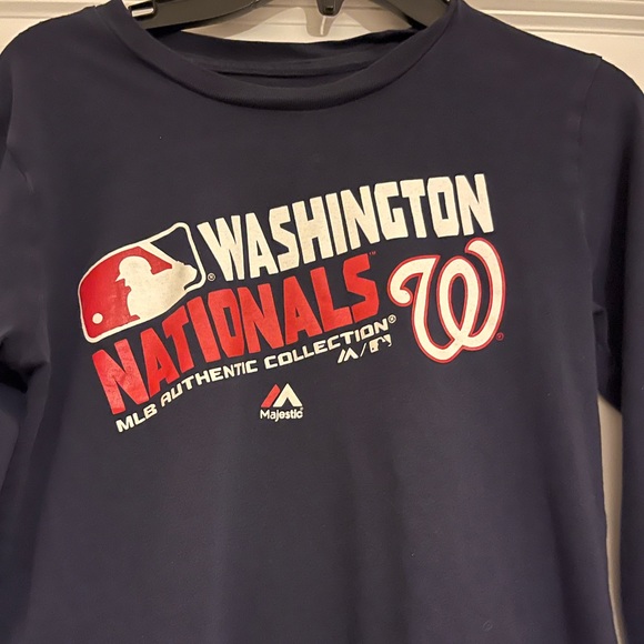 Washington Nationals youth long sleeve T Shirt - Picture 2 of 7